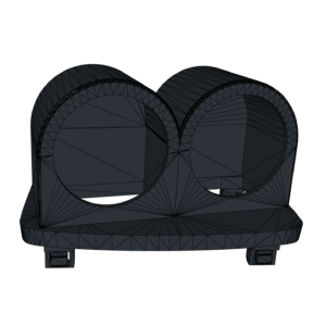 MAZDA MX-5 NC/MK3 - CENTRE SPEAKER REPLACEMENT 52MM DUAL GAUGE POD
